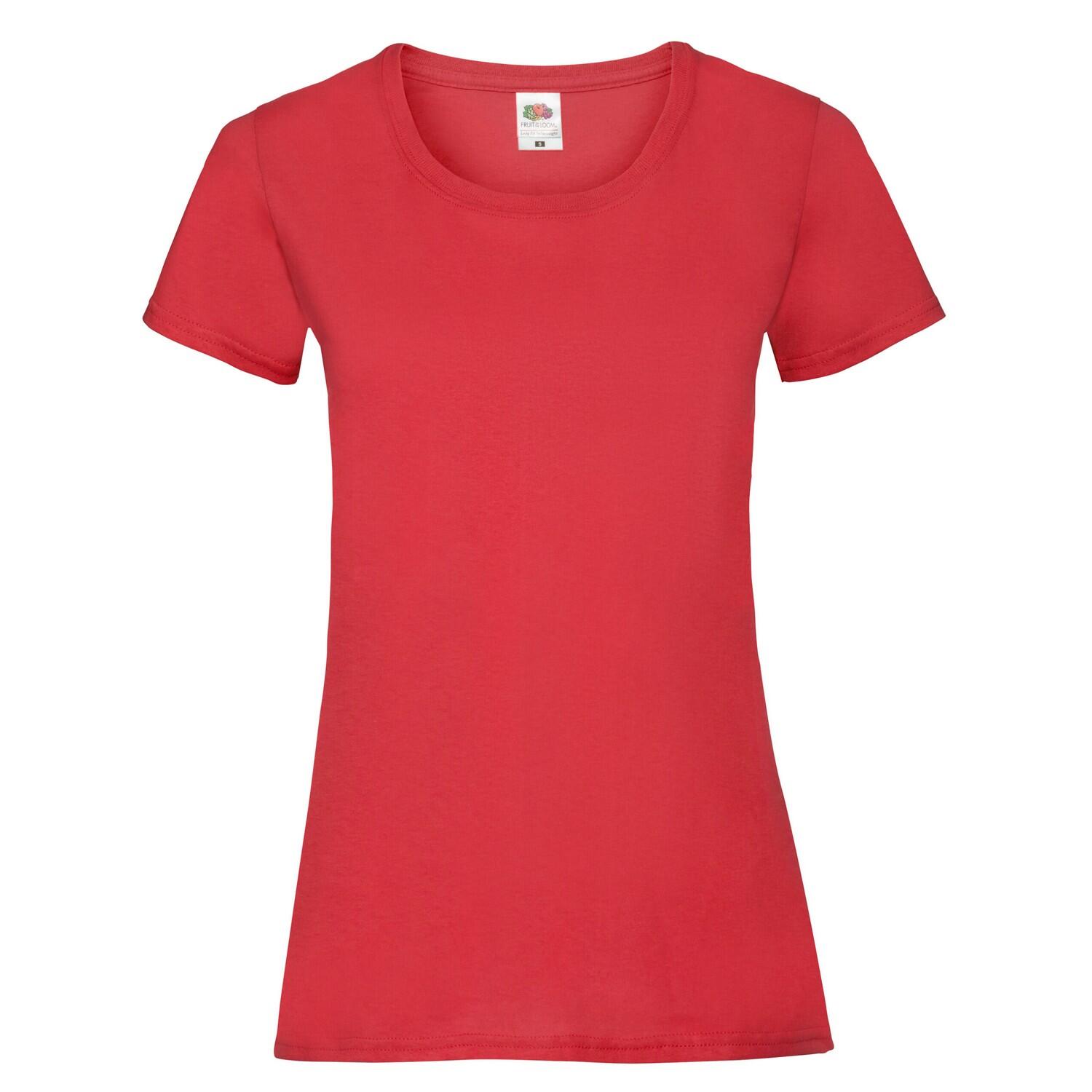 Tricou Drumeții În Natură Fruit Of The Loom Valueweight Femei