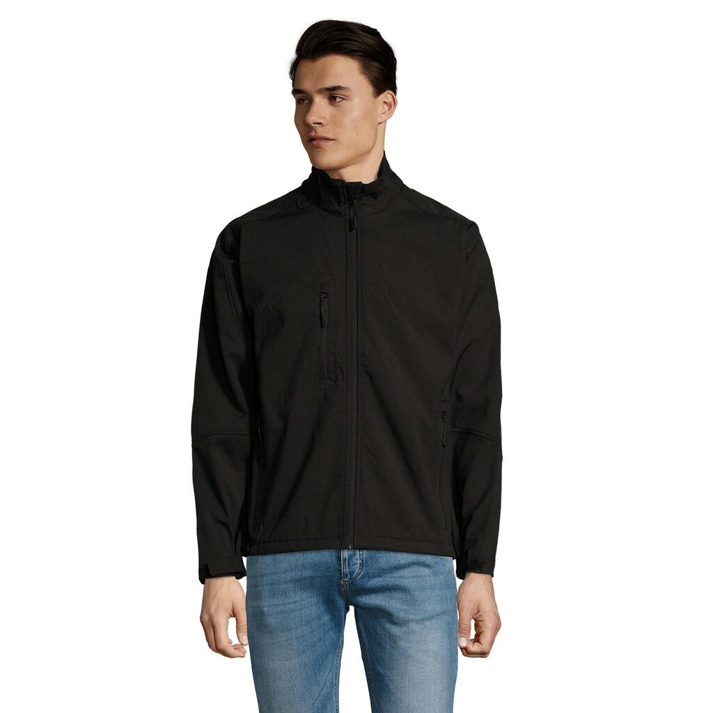 Mens Relax Soft Shell Jacket (Black)