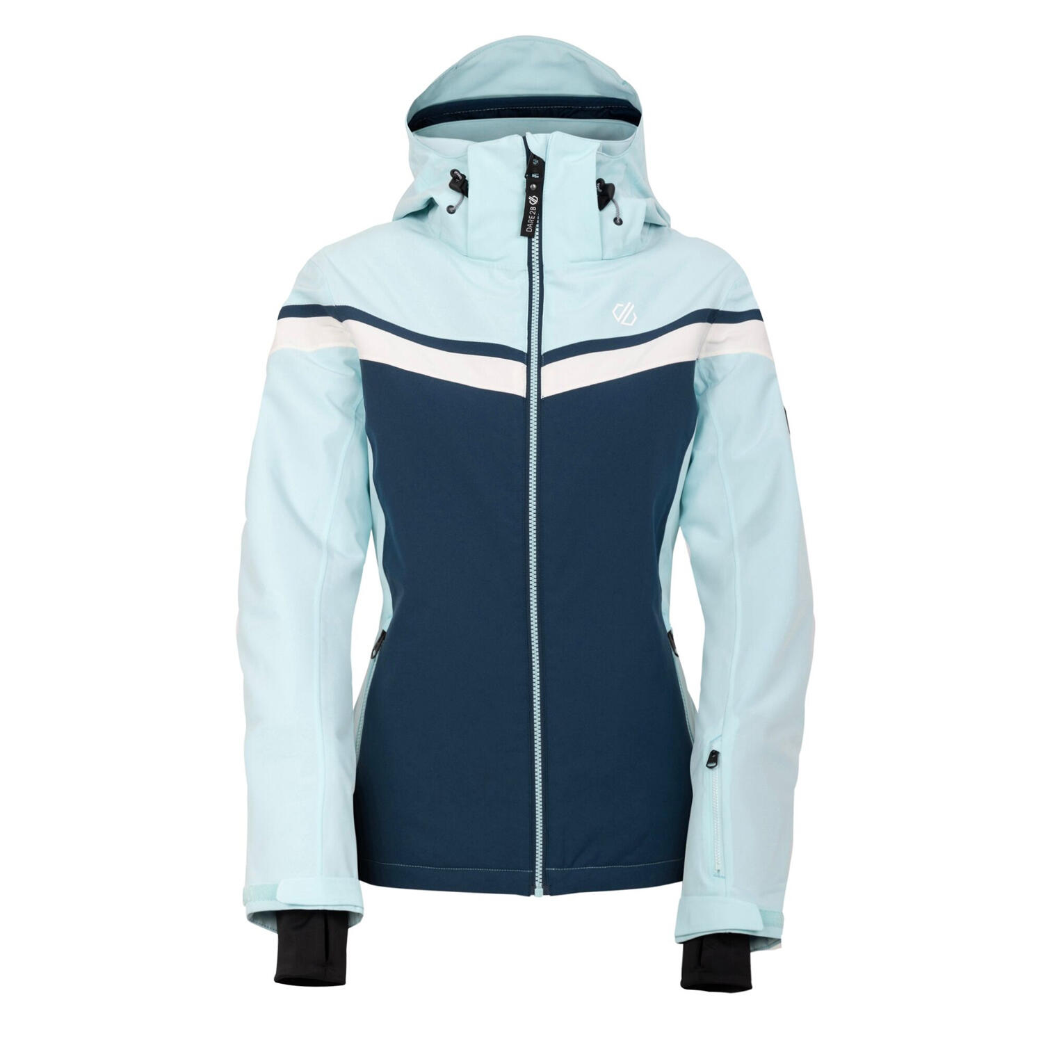 DARE 2B Womens/Ladies Flurry Ski Jacket (Water Ballet/Moonlight Denim)