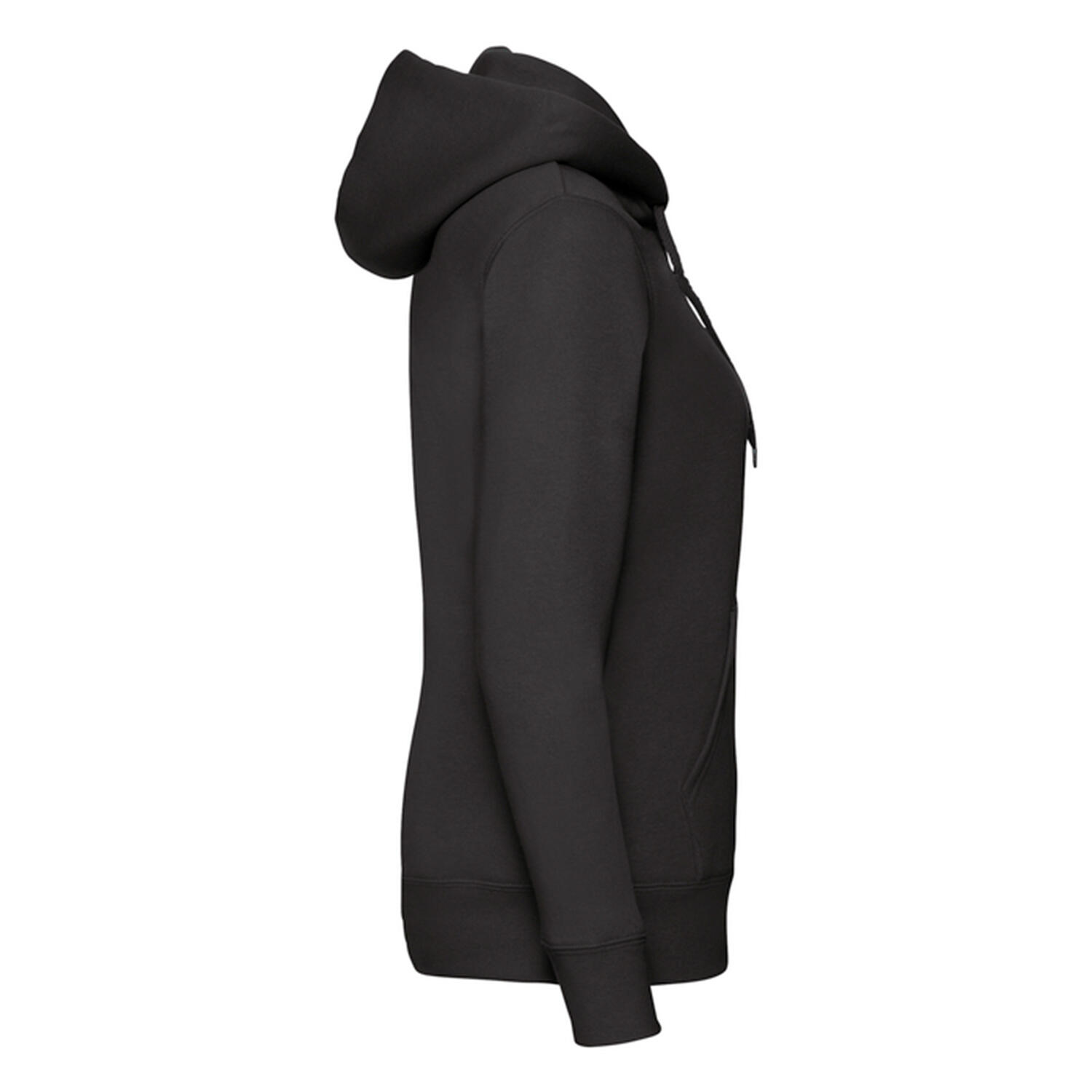 Sweat À Capuche PREMIUM SWEAT Femme (Noir) 3/3