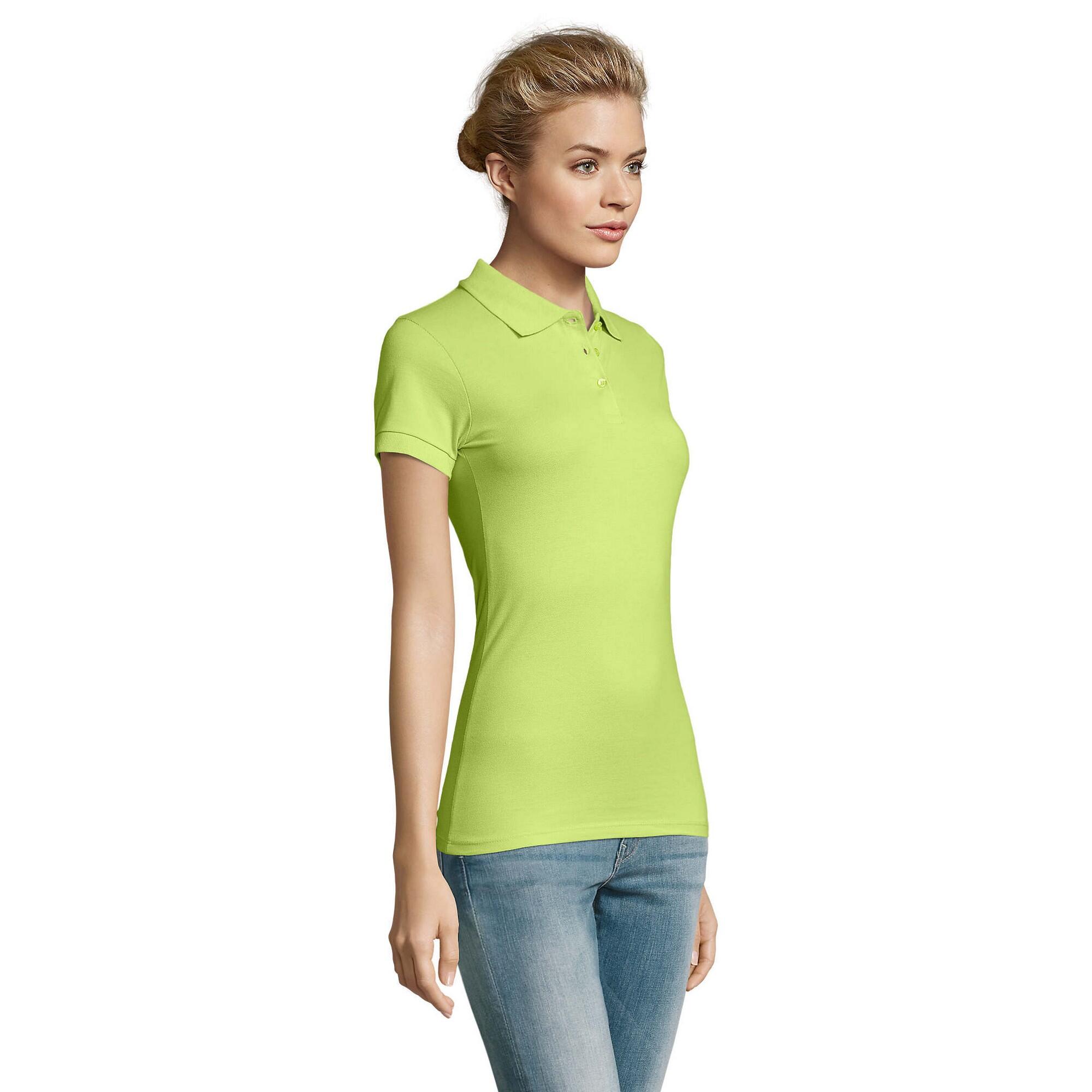 Polo Perfect para Mujer Verde Manzana 3/4