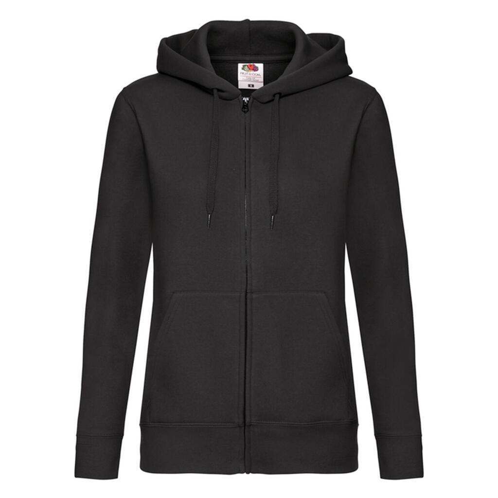 Womens/Ladies Premium Sweat Hoodie (Black)