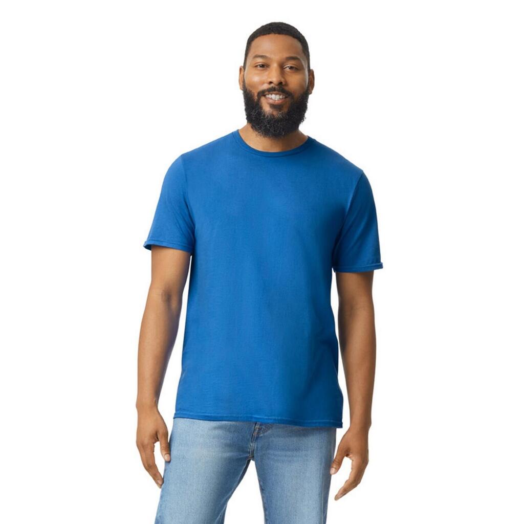 Unisex Adult Softstyle Plain Cotton TShirt (Royal Blue)