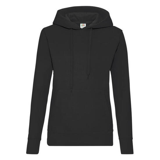 Sweat À Capuche CLASSIC Femme (Noir)