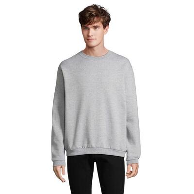 Heren spider ronde hals sweatshirt (wit)