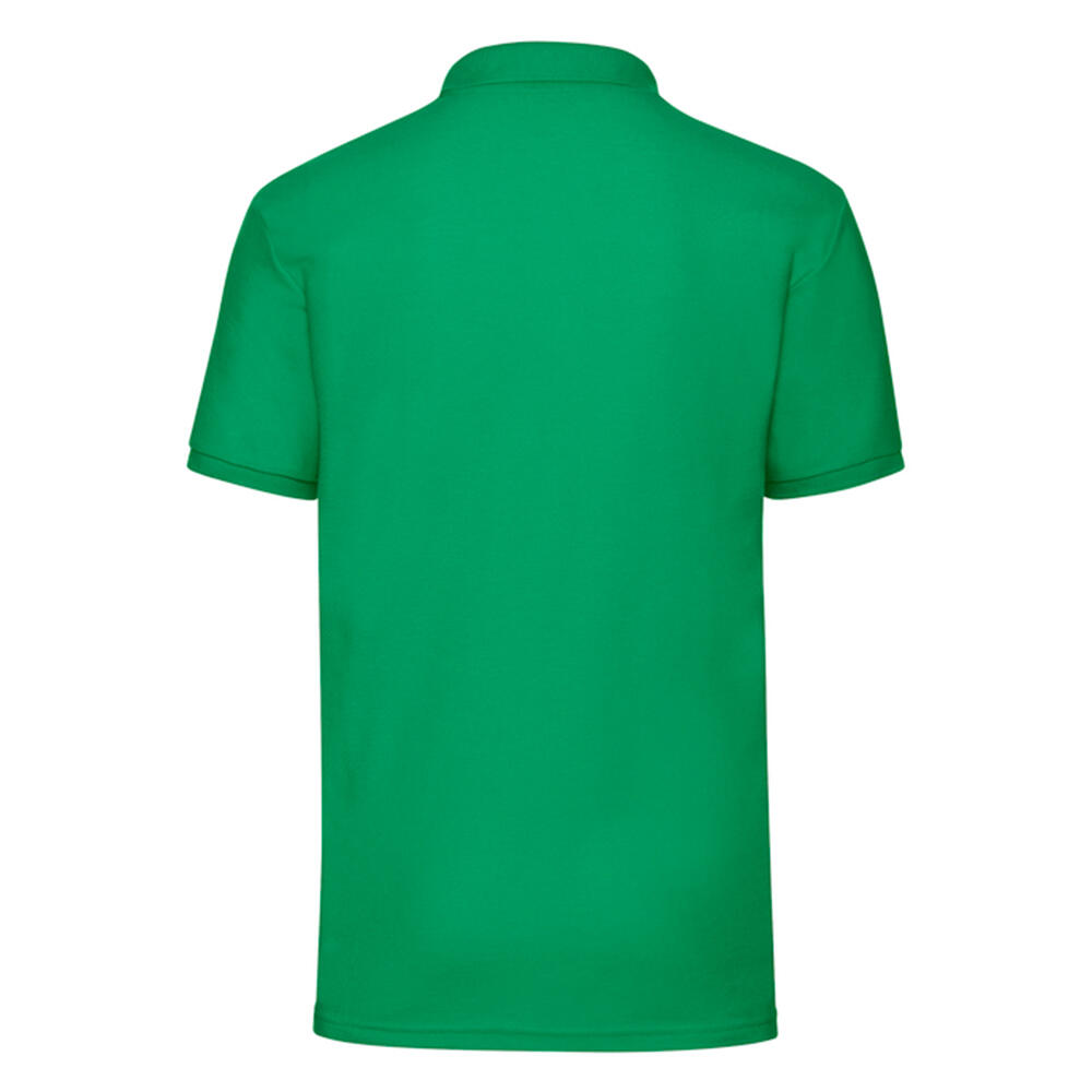 Polo 65/35 de Pique para Hombre Verde Kelly 2/3