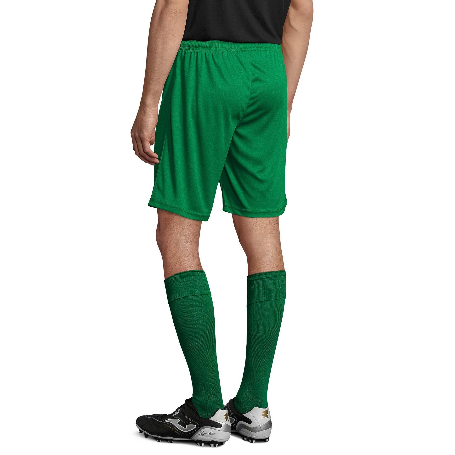 Pantaloncini Adulto Unisex SOLS Basic San Siro 2 Verde Acceso 3/4