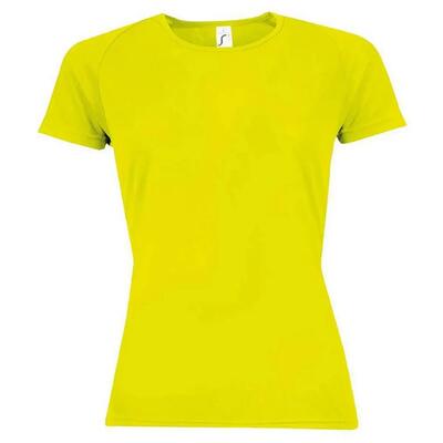 Dames sportief raglan tshirt (koningsblauw)