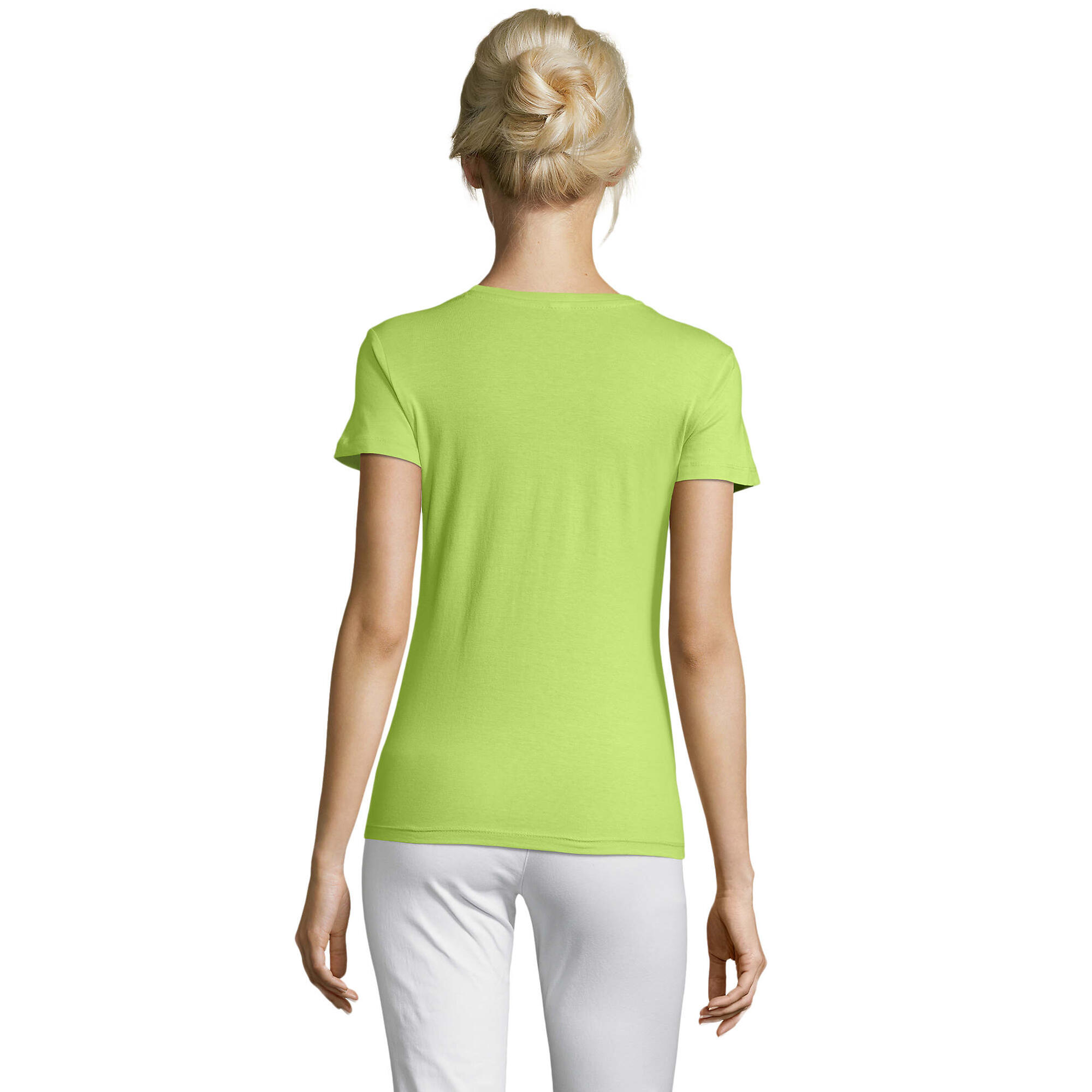 Tshirt REGENT Femme (Vert Pomme) 2/3
