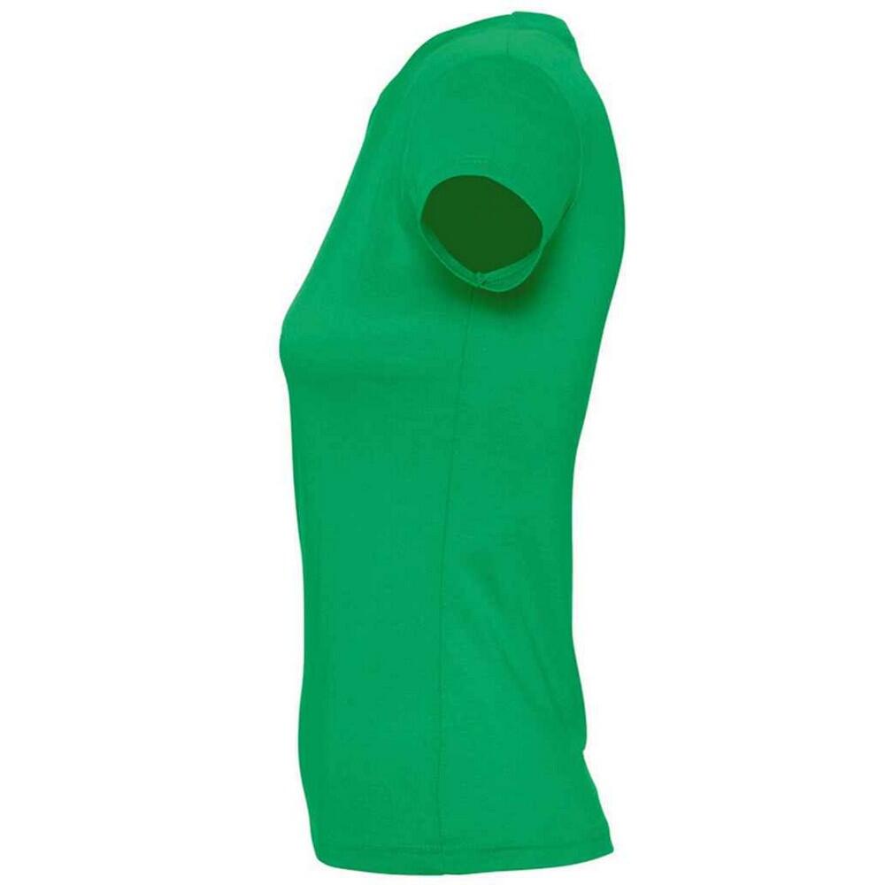 Tshirt IMPERIAL Femme (Vert Kelly) 3/4