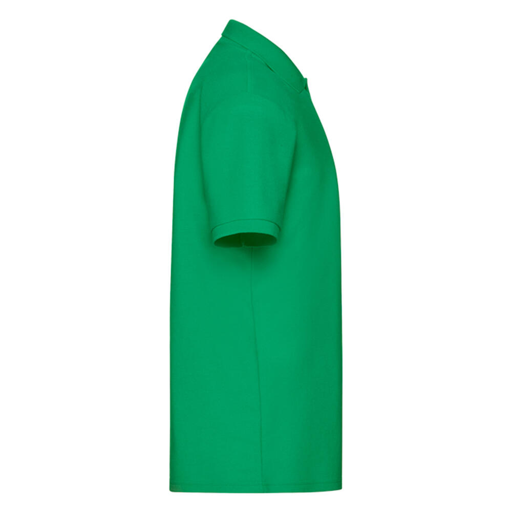 Polo 65/35 de Pique para Hombre Verde Kelly 3/3