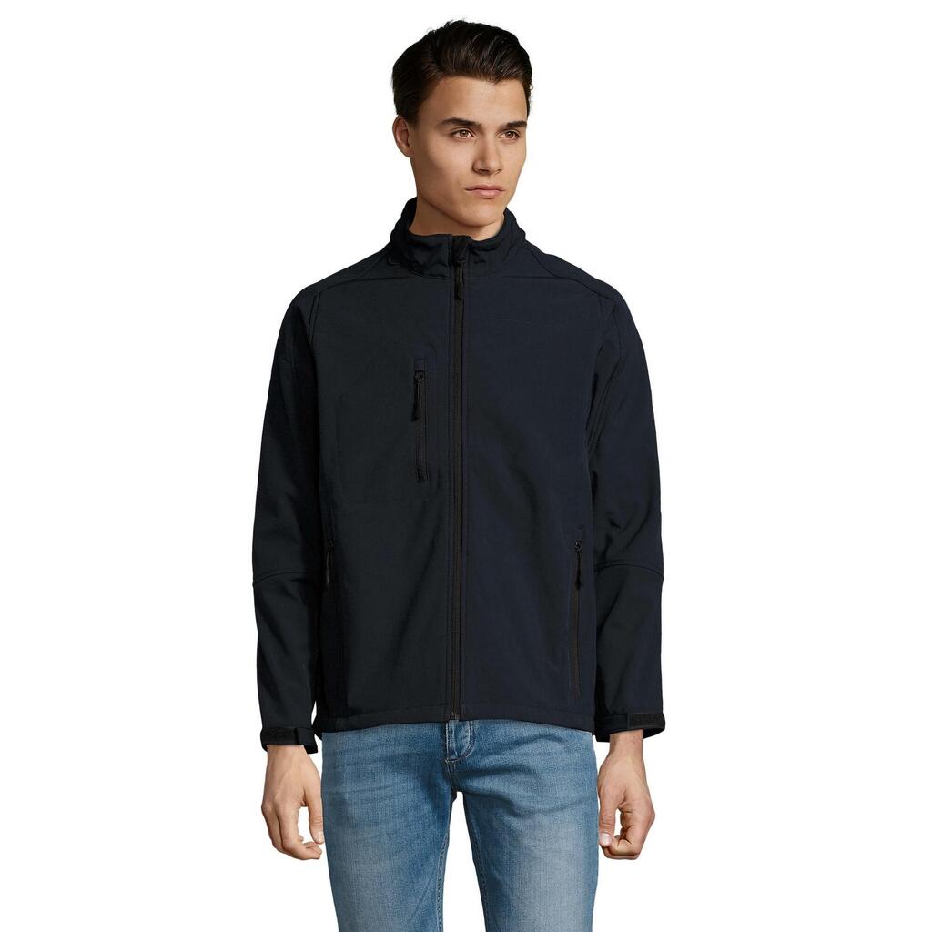 Mens Relax Soft Shell Jacket (Abyss Blue)