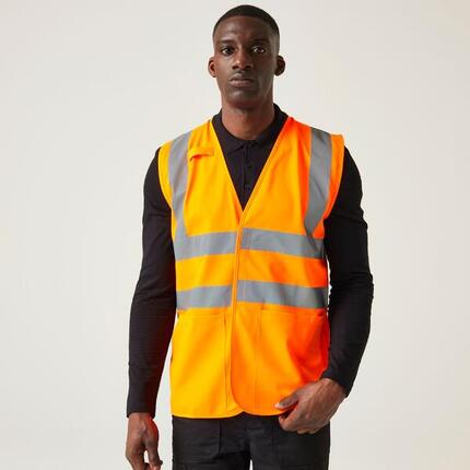 T-shirt manches courtes randonnée - Orange homme
