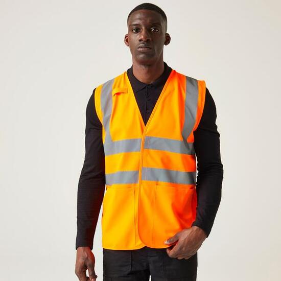 T-shirt manches courtes randonnée - Orange homme