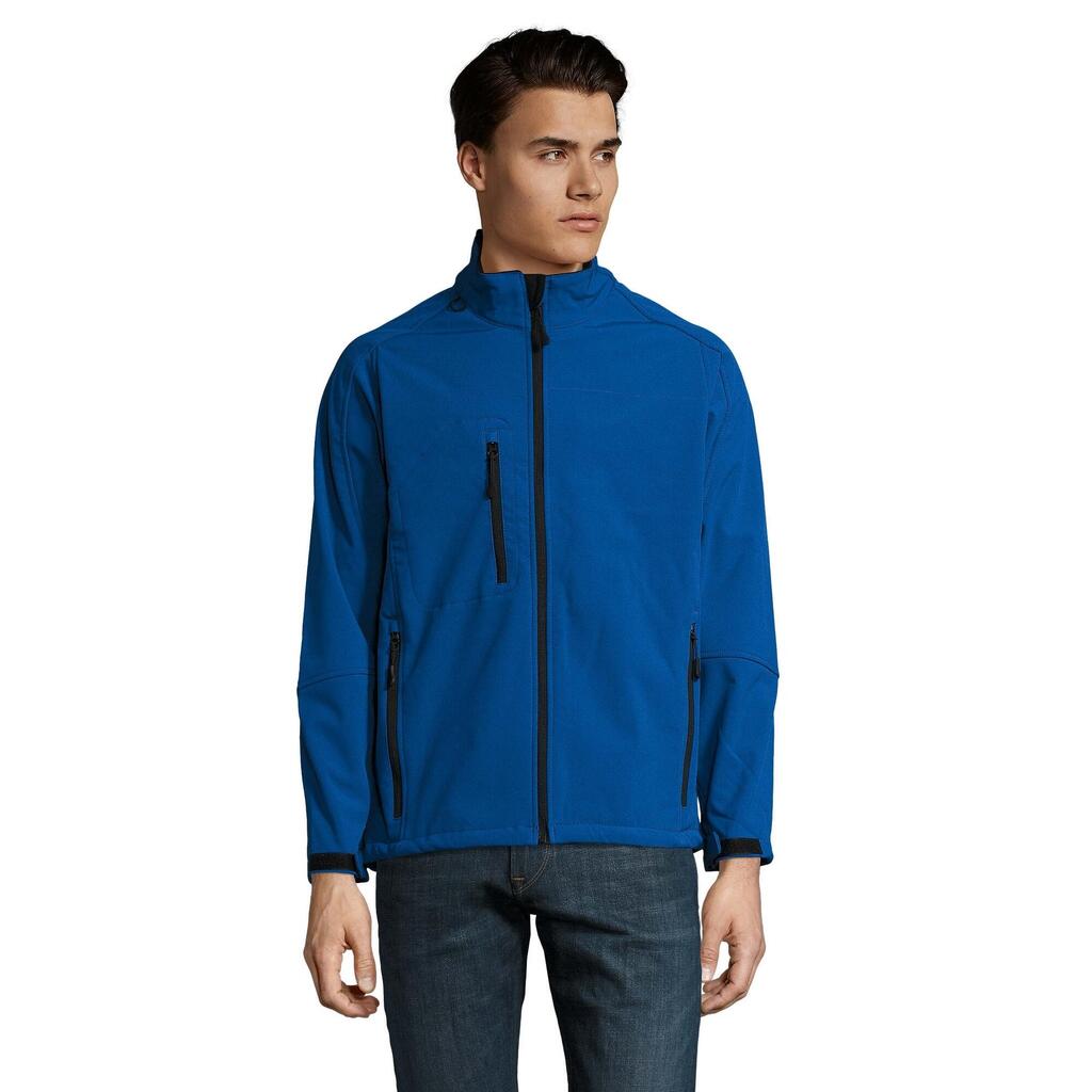 Mens Relax Soft Shell Jacket (Royal Blue)