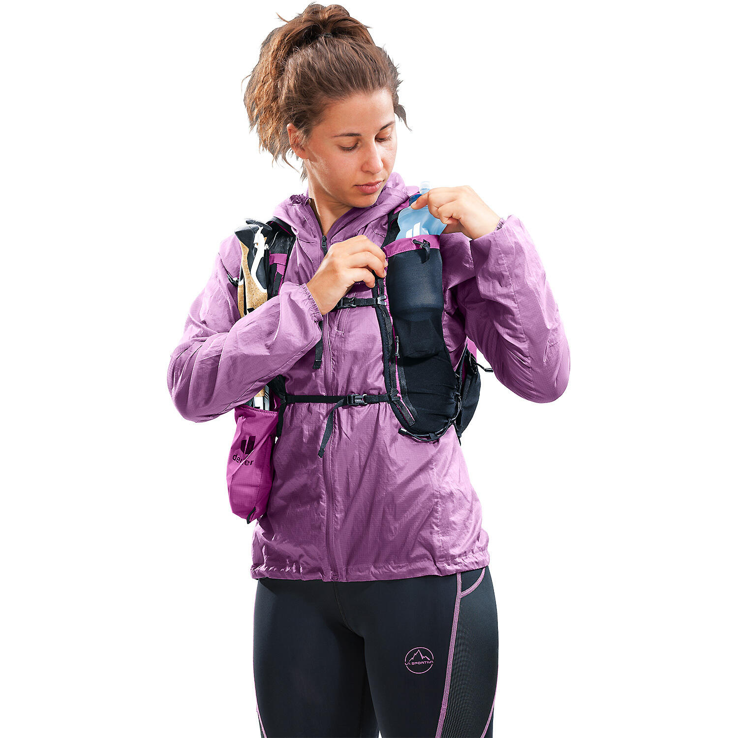 Plecak do biegania Deuter Ascender 7 - lotus 5/7