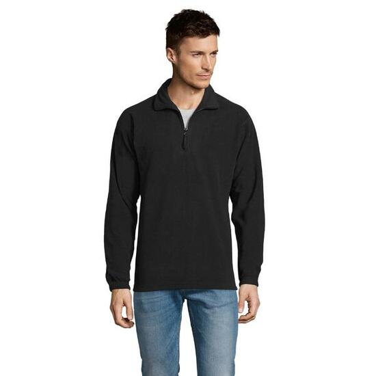 Felpa In Pile Mezza Cerniera Adulto Unisex SOLS Ness Rosso