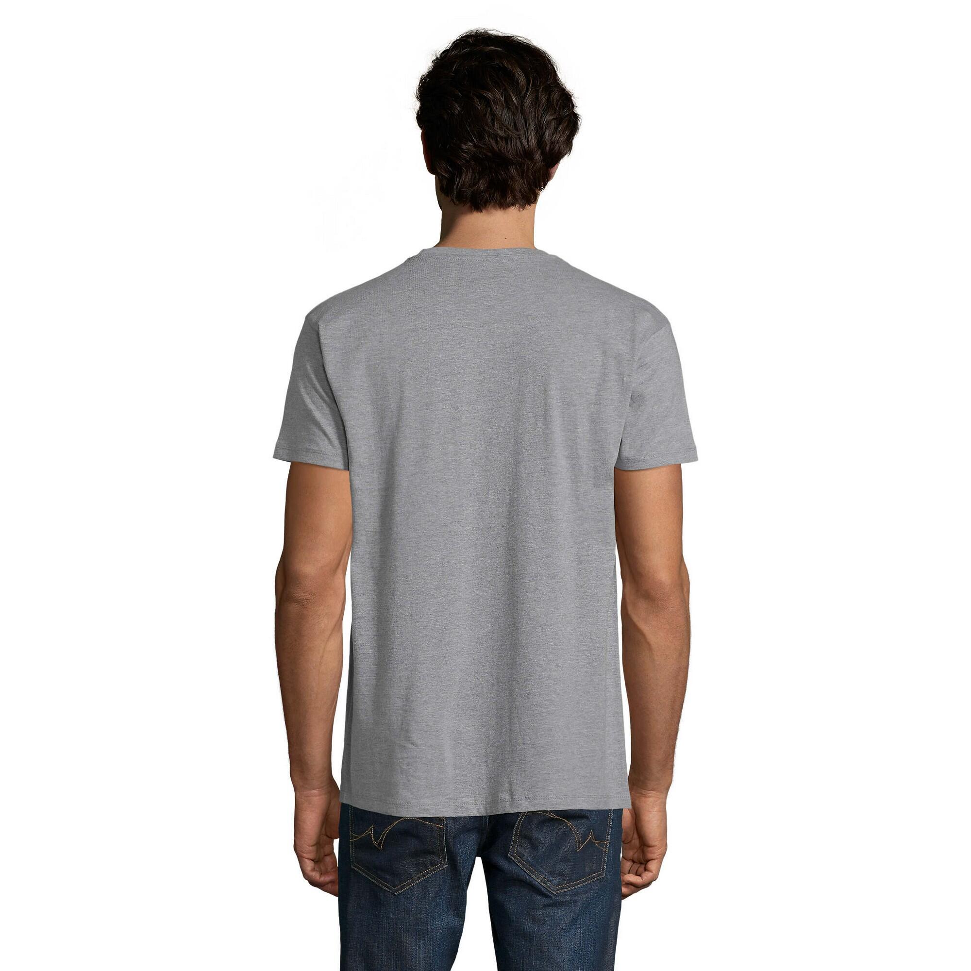 Maglietta Adulto Unisex SOLS Imperial Grigio Melange 2/4