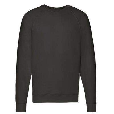 Unisex lichtgewicht raglan sweatshirt voor volwassenen (wit)