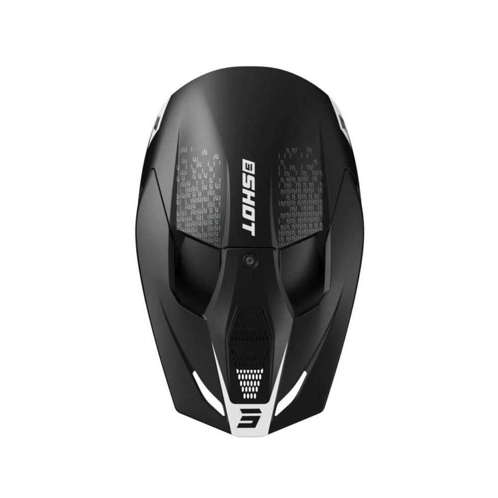 Casque Intégral VTT/BMX Shot Furious Draw Noir Blanc Adulte 3/3