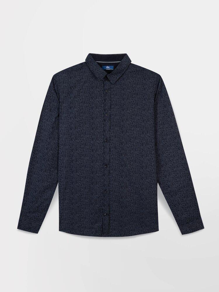 Camisa de hombre TBS RANDYCHE azul marino 2/5