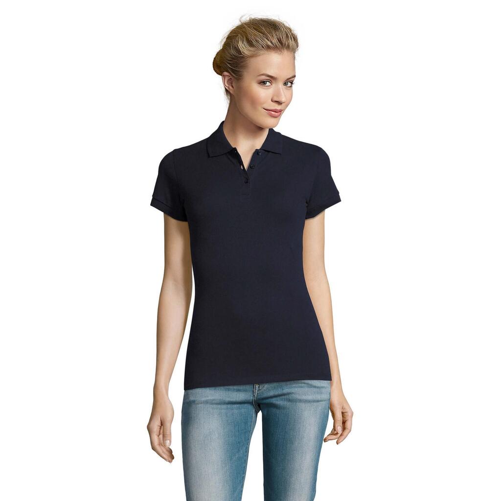 Womens/Ladies Perfect Polo Shirt (French Navy)