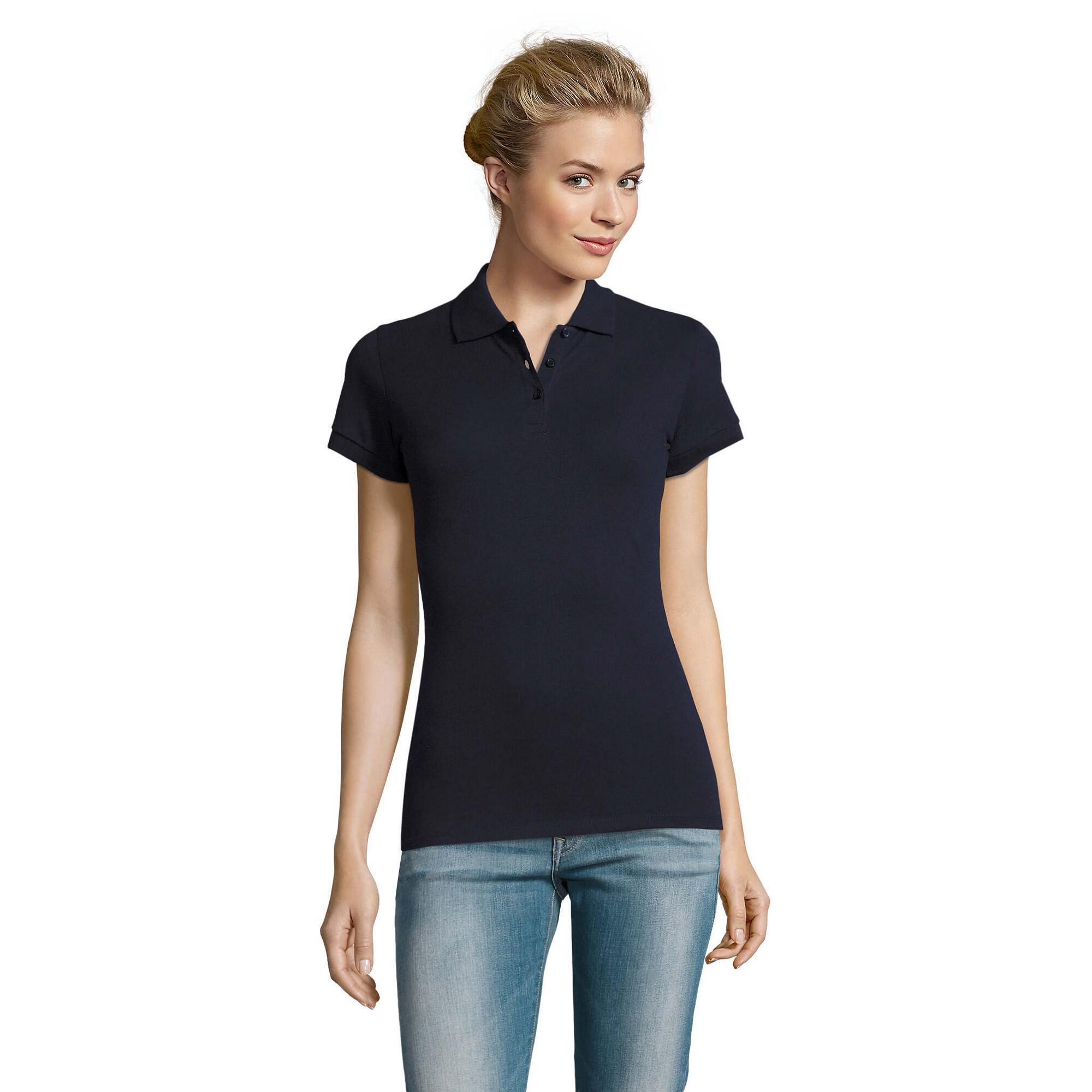 Sol's - Polo Perfect Femme (bleu Marine Français) - T-shirt Manches Courtes - Bleu - 52 2xl - Decathlon