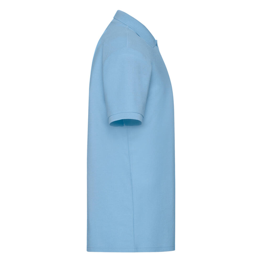 Polo 65/35 de Pique para Hombre Azul Cielo 3/3
