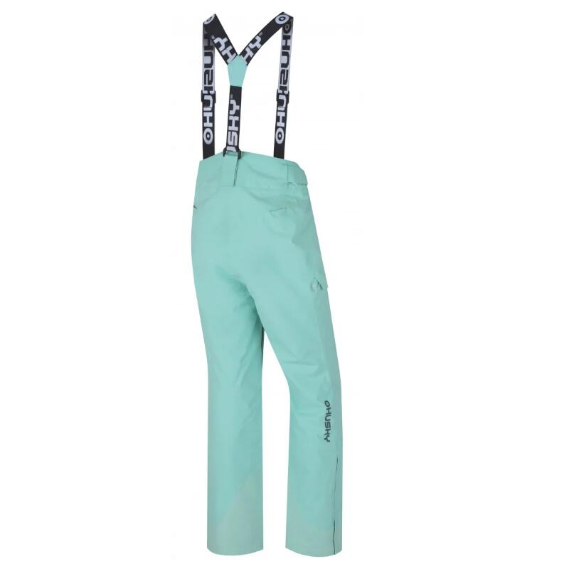 Pantalone da sci da donna Grati L Stretch 20.000 membrana - Verde Chiaro 2/4