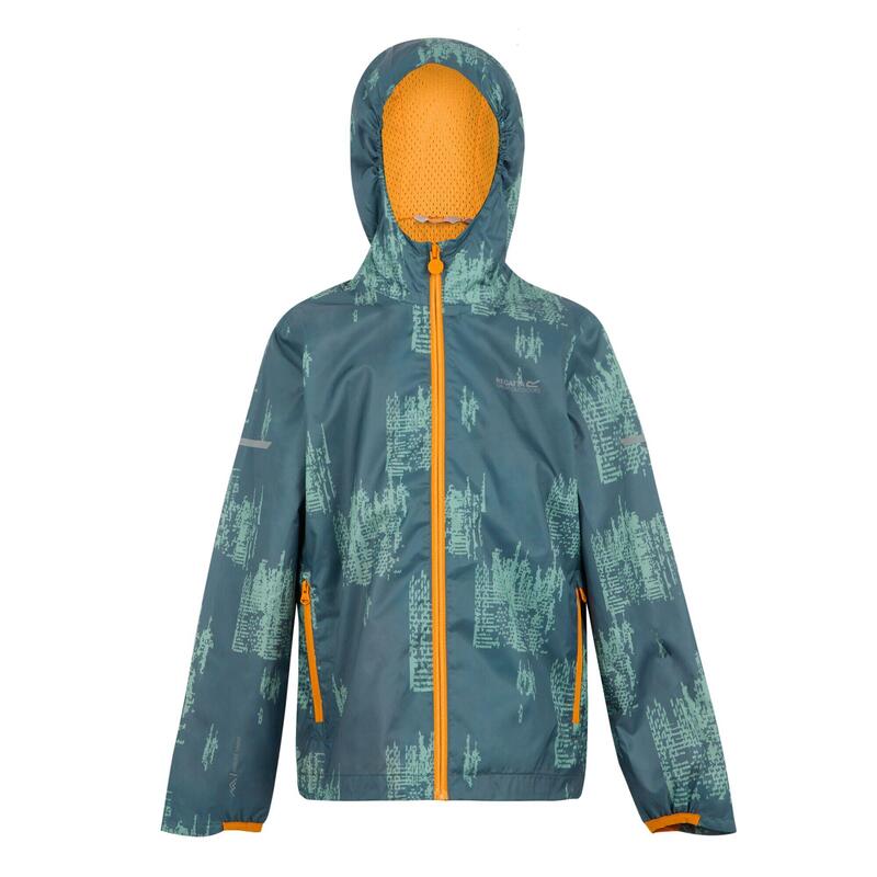 Veste De Pluie Pliable Pour Enfant - Imperméable, Coupe-vent, Légère, Avec Capuche, Pour école Ou Plein Air