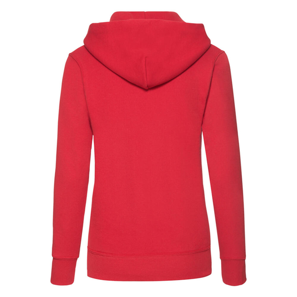 Sweat À Capuche CLASSIC Femme (Rouge) 2/2