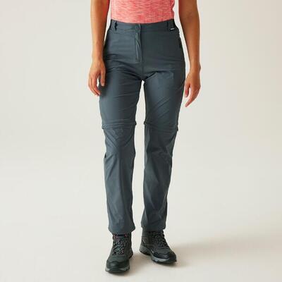Cargo broek voor dames regatta travel light ii zip off packaway