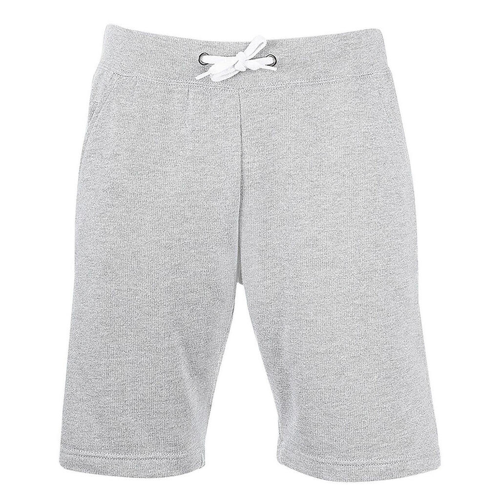Mens June Melange Shorts (Grey Melange)