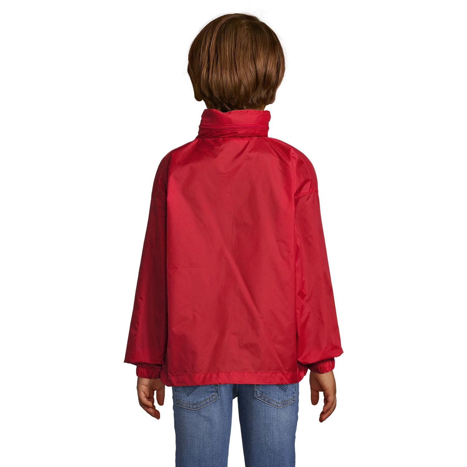 Giacca A Vento Bambini SOLS Surf Rosso 2/4