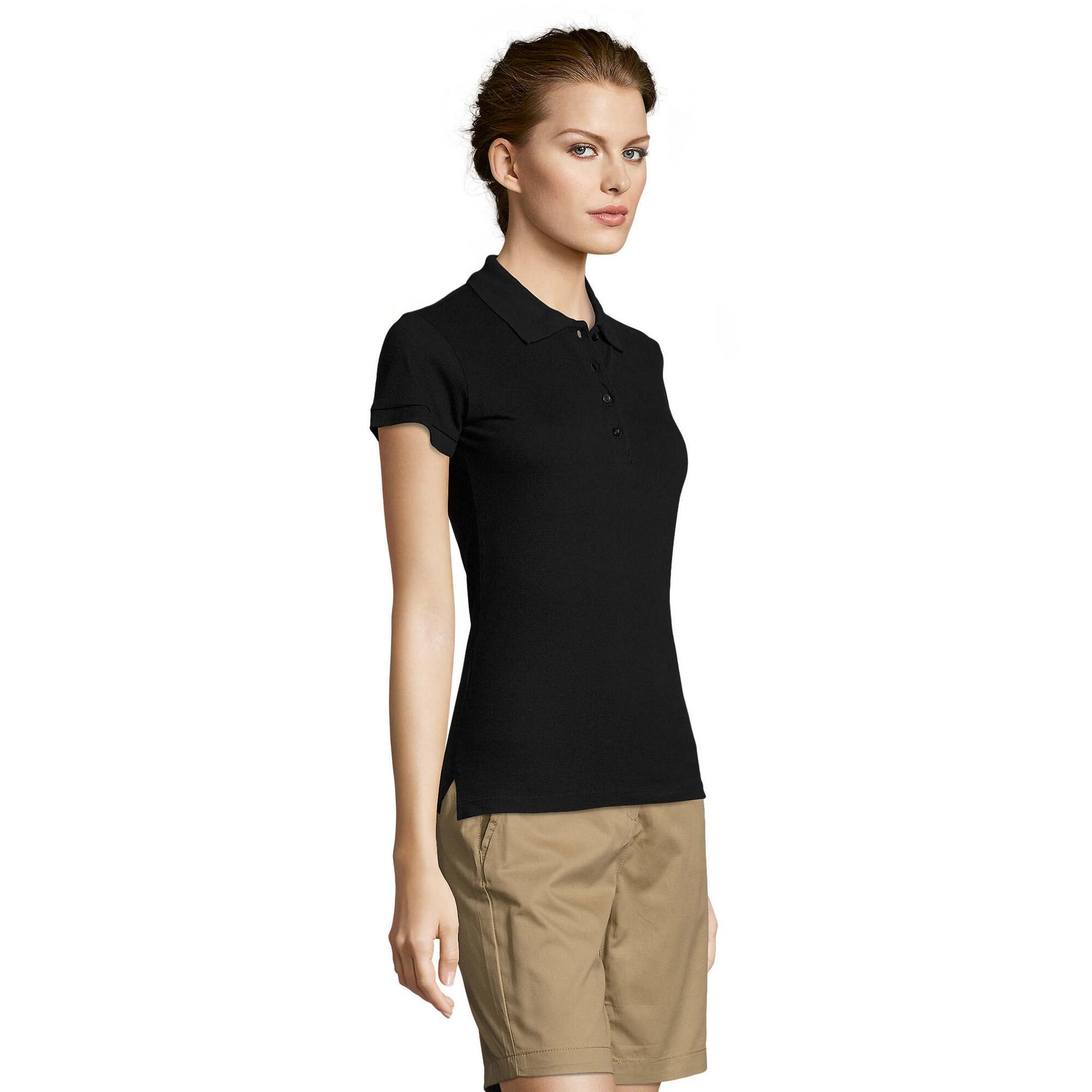 Polo PEOPLE Femme (Noir) 3/4