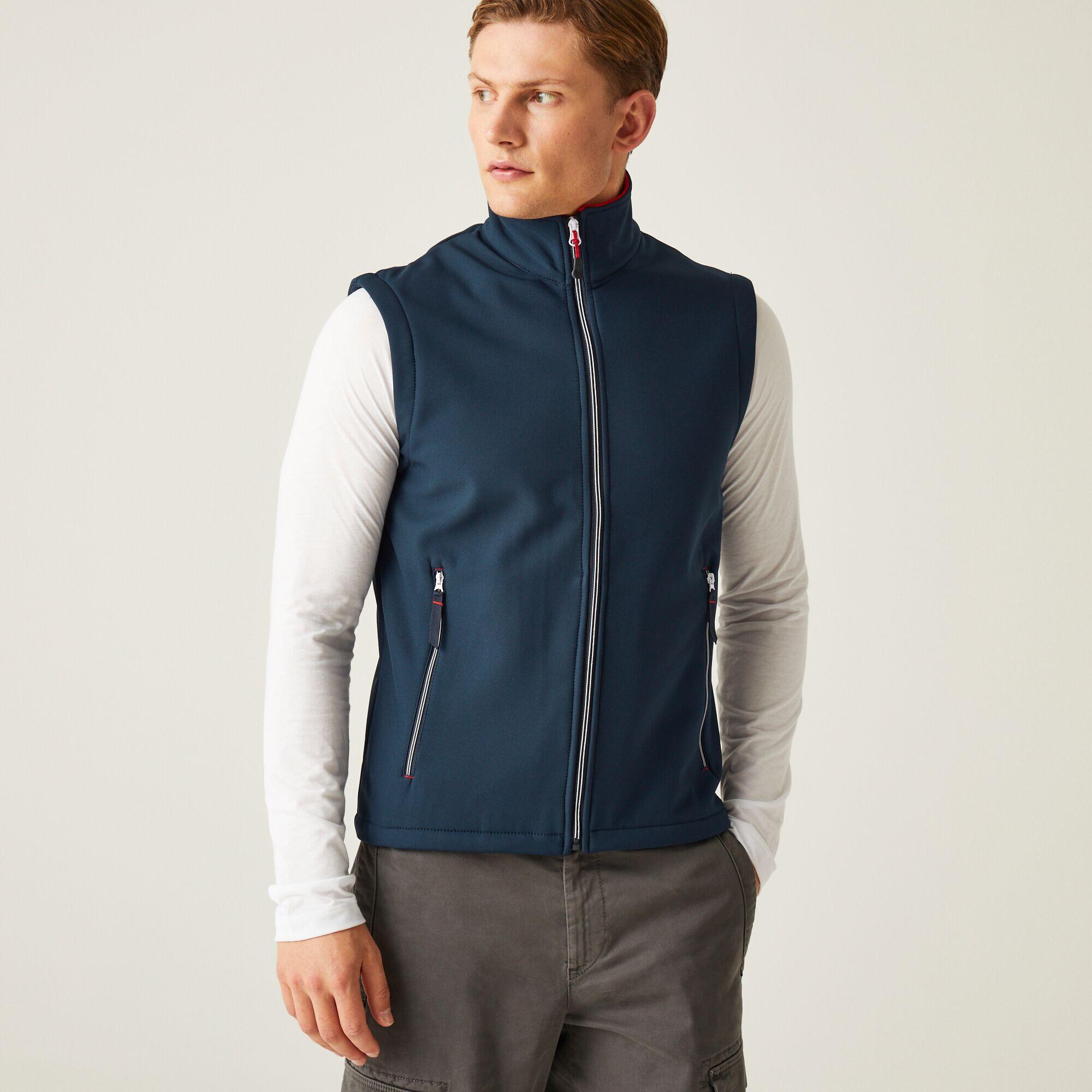 REGATTA Herren Wandern Jacke - Ascender Softshell Bodywarmer, light gray
