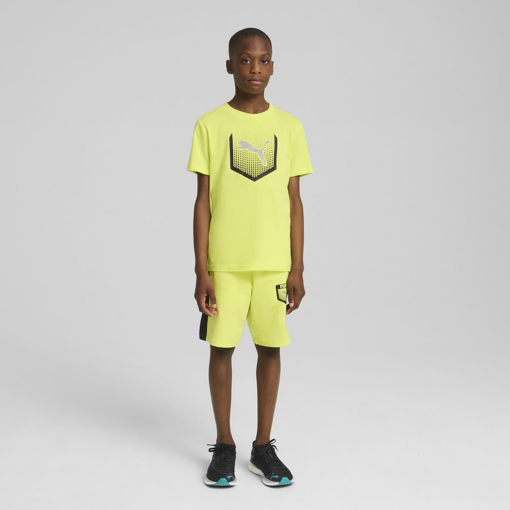 Short molletonné à motif Active Sports Enfant et Adolescent PUMA 5/7