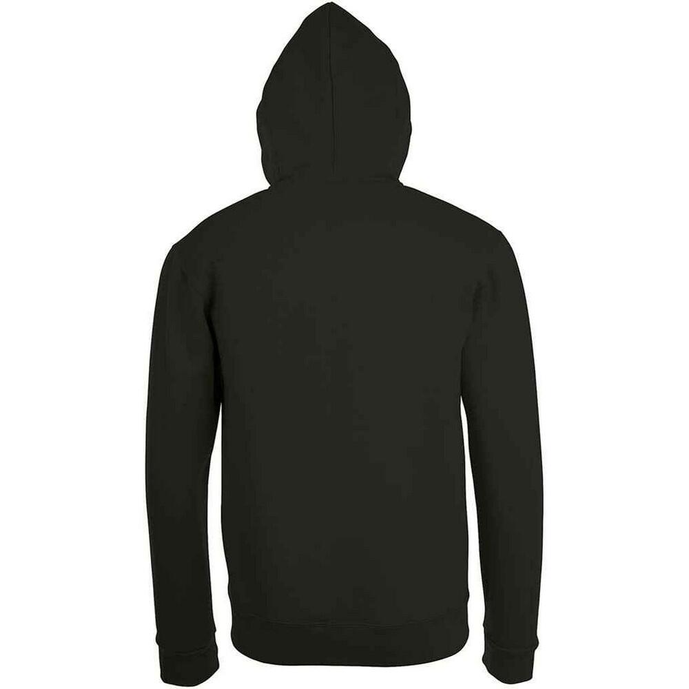 Felpa Con Cappuccio Adulto Unisex SOLS Stone Nero 2/4
