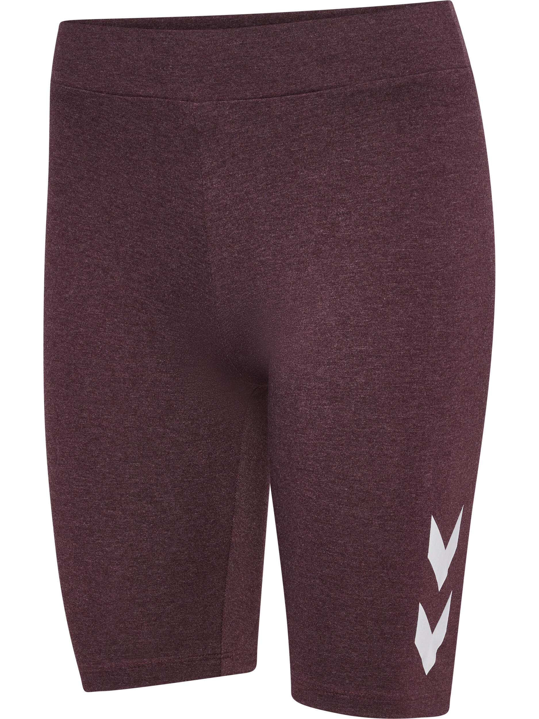 Damskie szorty z wysokim stanem z logo Hummel Pulse