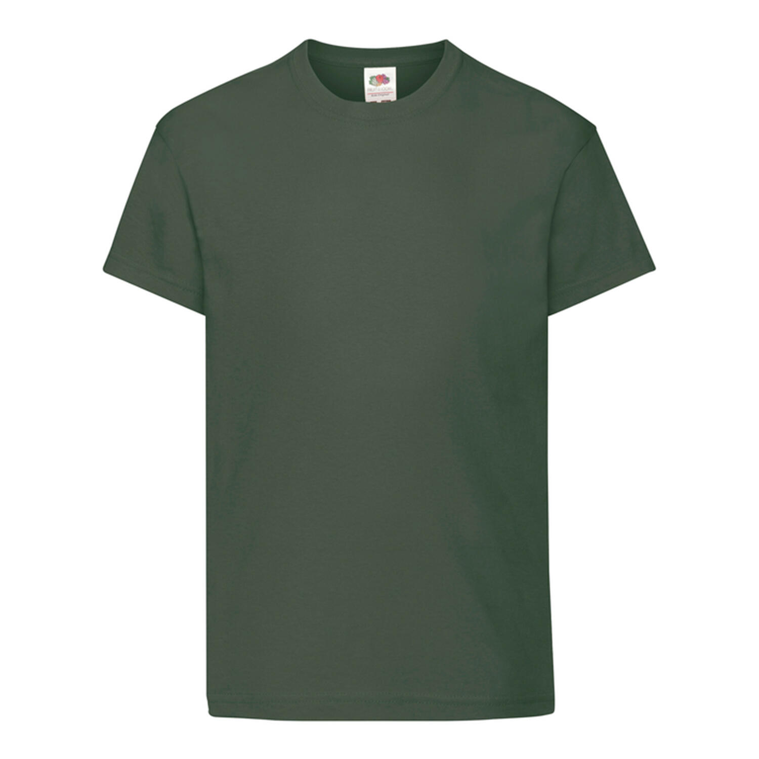 Fruit Of The Loom - Tshirt Original Enfant (vert Bouteille) - T-shirt Manches Courtes - Vert - Decathlon