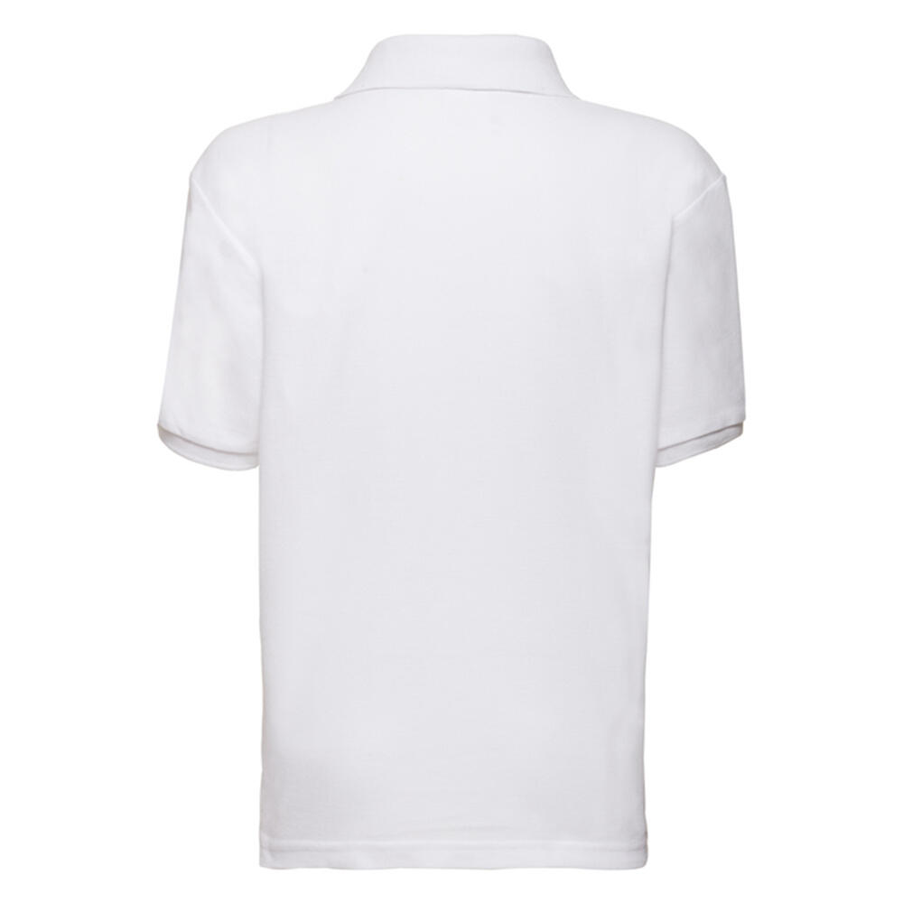 Polo 65/35 para Niños/Niñas Blanco 2/3