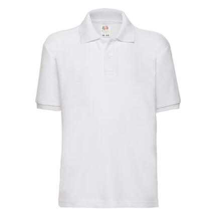 Polo 65/35 Enfant (Blanc)