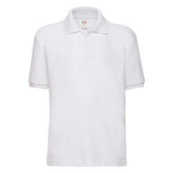 Polo 65/35 Enfant (Blanc)