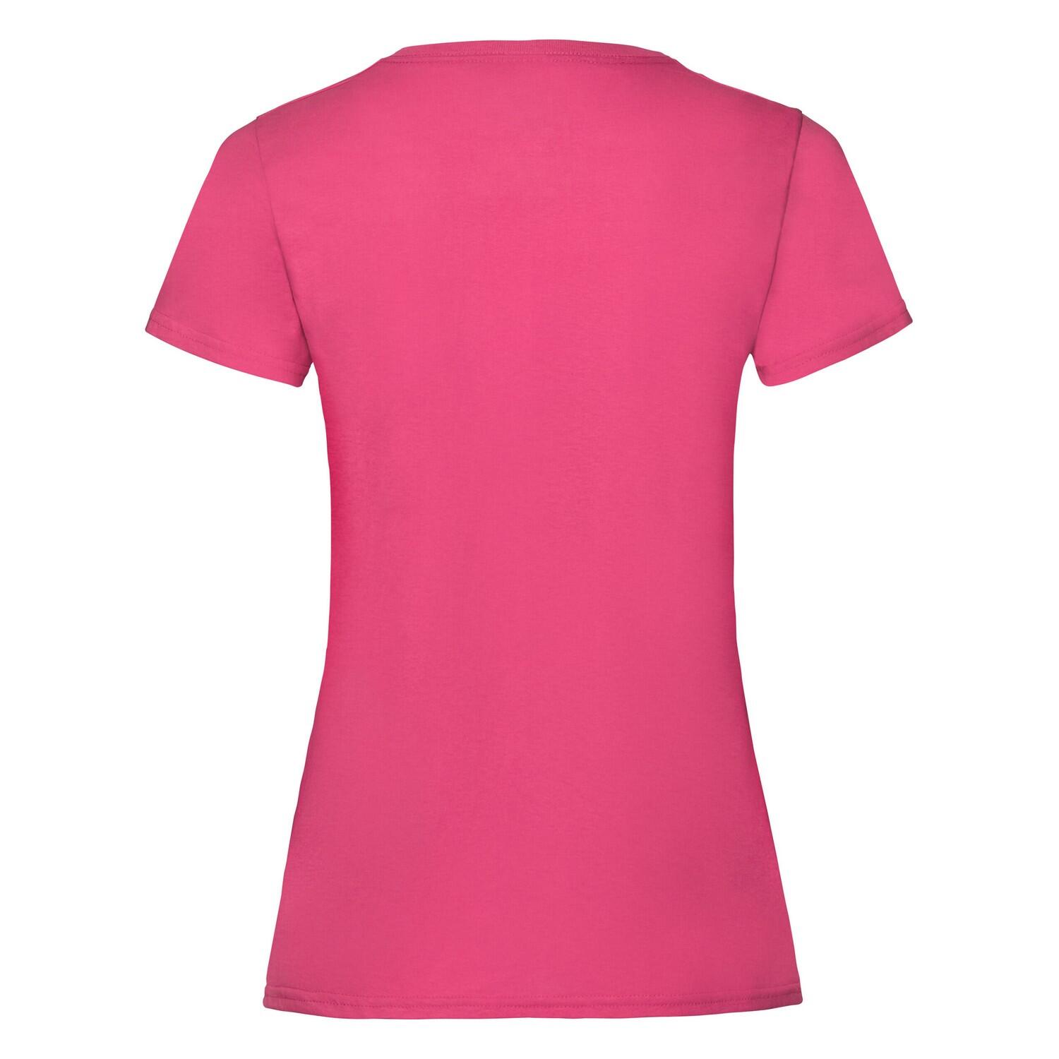 Tshirt VALUEWEIGHT Femme (Fuchsia) 2/3