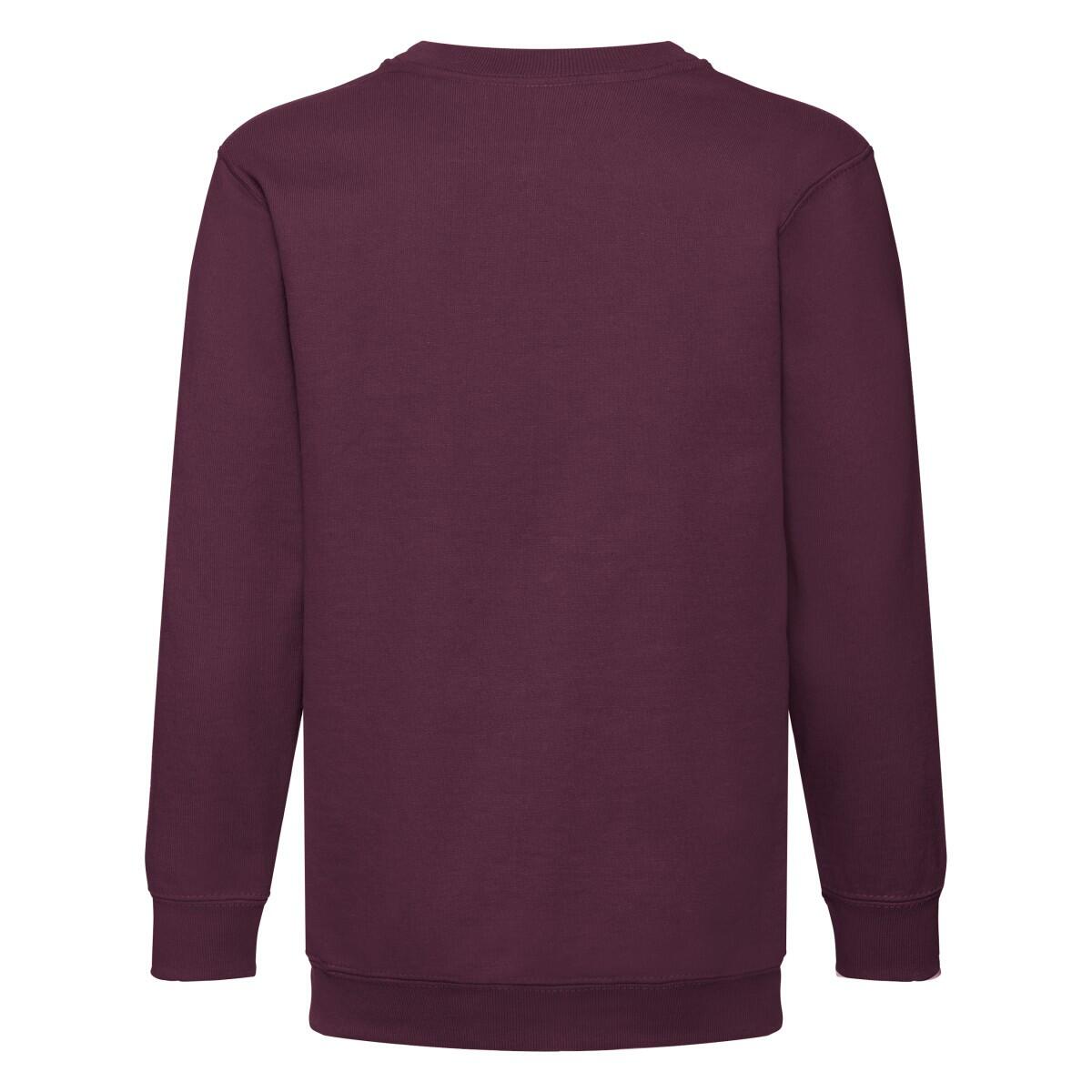 Camisola de malha premium para crianças e jovens (Bordeaux) 2/3