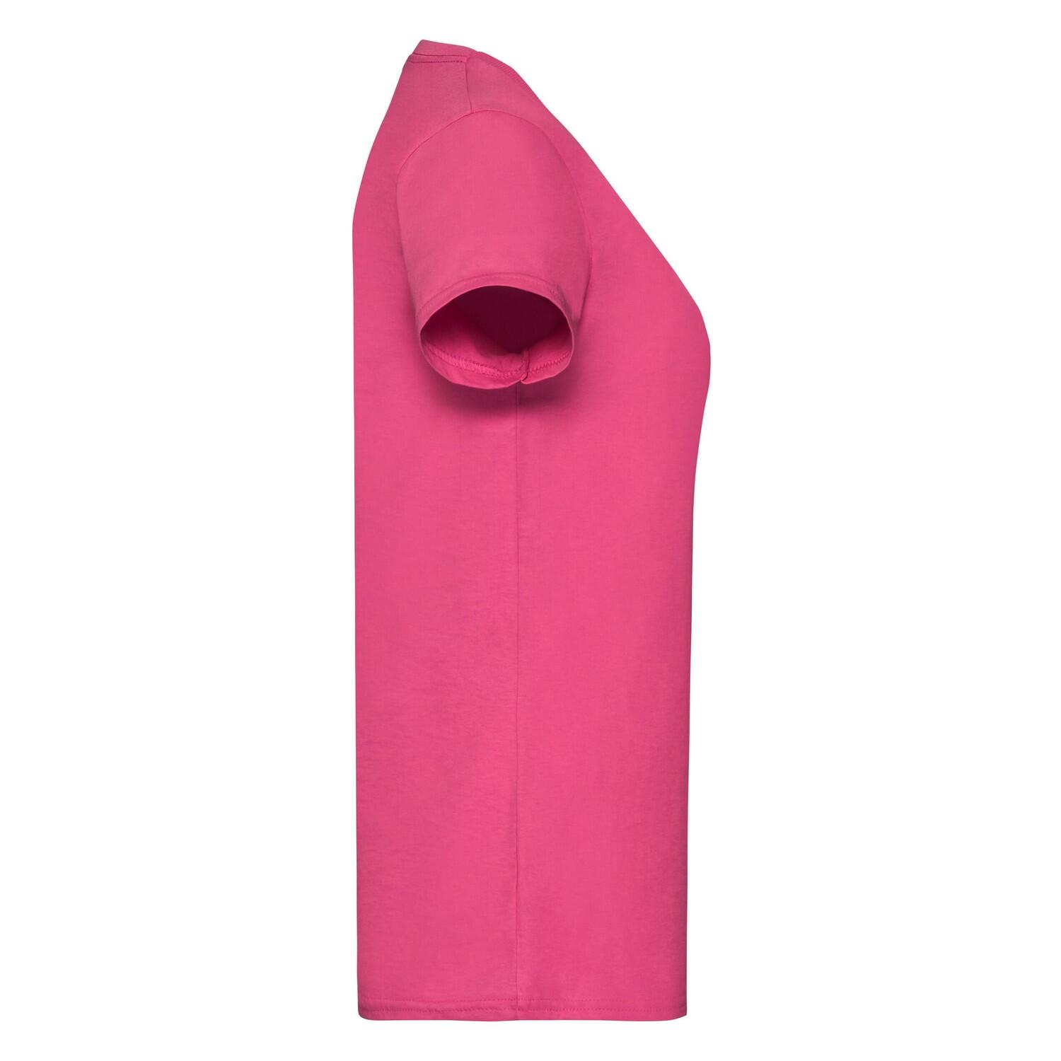 Tshirt VALUEWEIGHT Femme (Fuchsia) 3/3