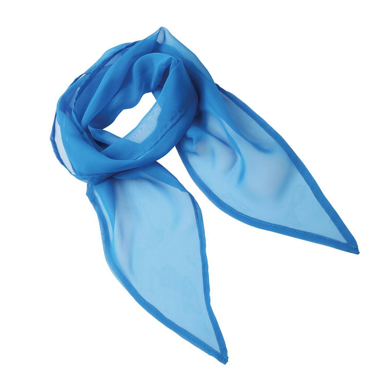 Dames Chiffon Sjaal (Saffier) 2/3