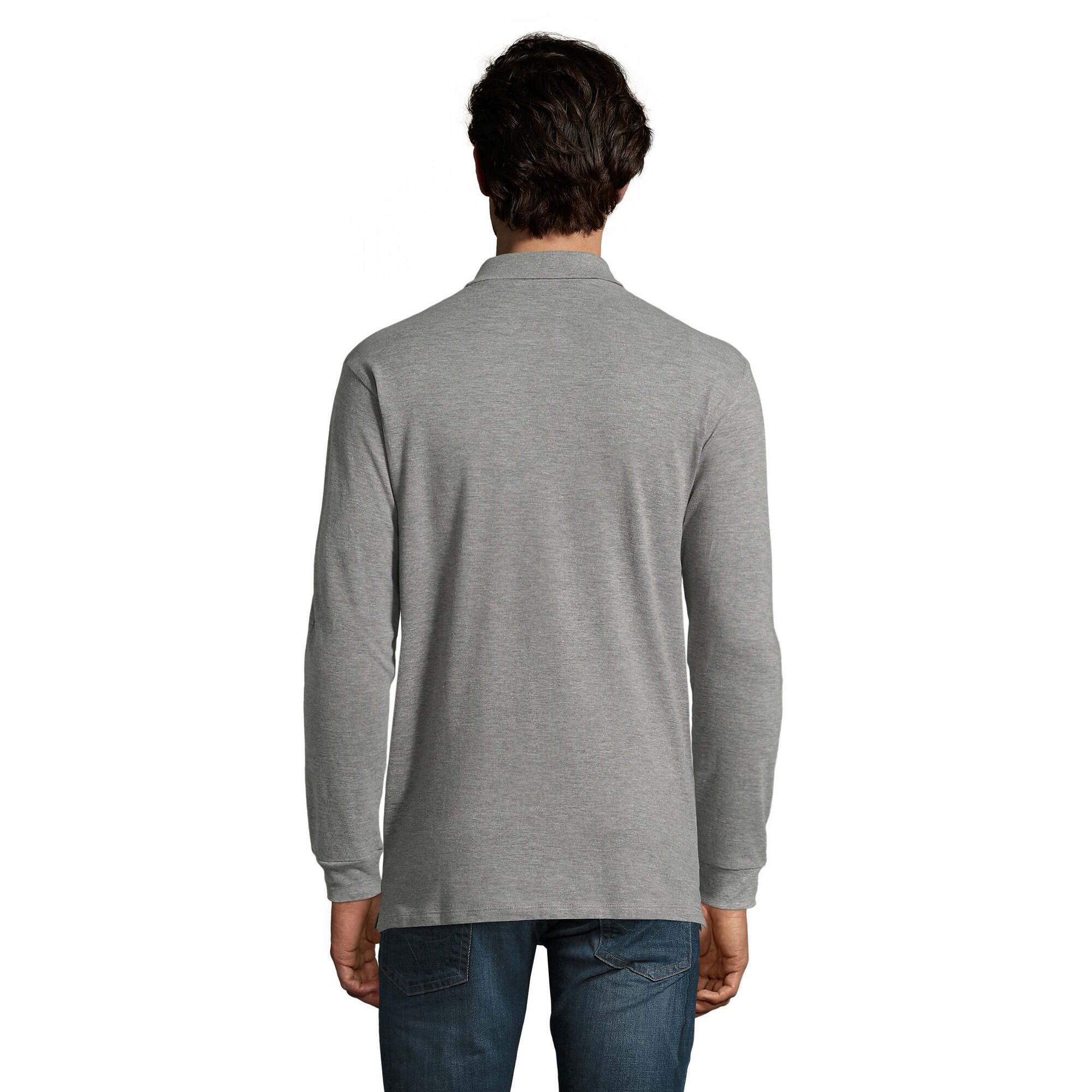 Polo STAR Adulte (Gris Chiné) 2/4