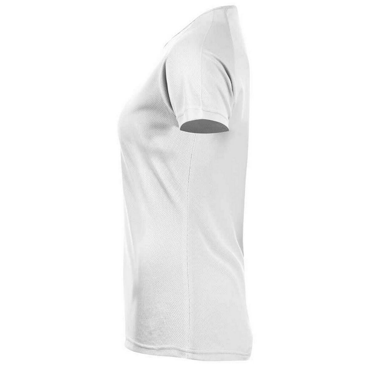 Tshirt SPORTY Femme (Blanc) 3/4