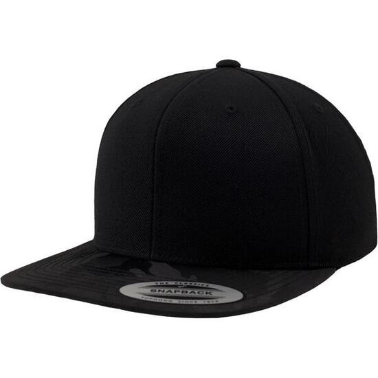 Cappellino Con Visiera Visiera Mimetica Flexfit Nero